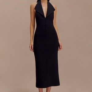 Meshki Black Strapless Dress